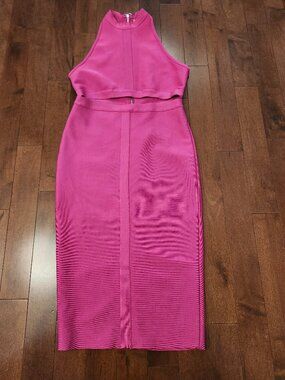 Herve Leger x Forever 21 women's pink dress in size XL